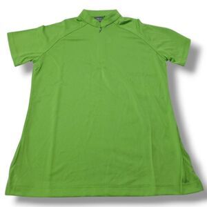 New Page & Tuttle Top Size Small S Mock Neck Quarter Zip Short Sleeve Golf Shirt